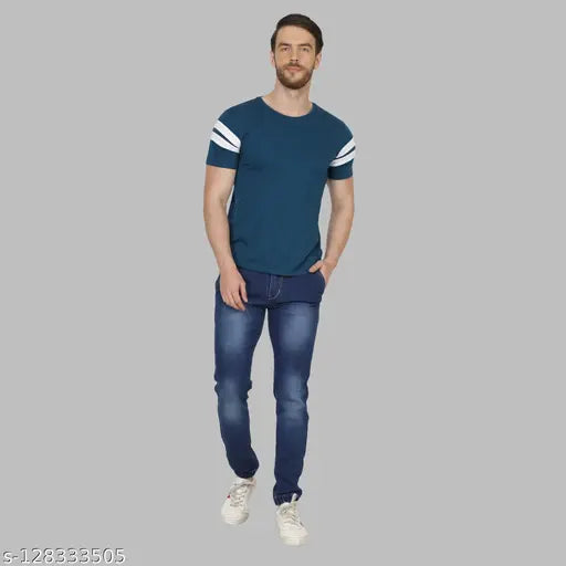 Branded cotton blend jogger fit jeans, stylish and comfortable, size 28/30/34/36 for men