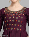 Long, embroidered kurta for festive occasions and events, suitable for parties and bollywood trends