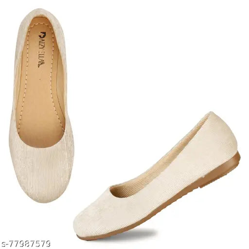 Suede striped Bellies ballerinas from Daizyella, stylish slip-on footwear for women" (123 characters)