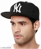 Self design cotton hip-hop cap combo with black square Dail LED watch for men & boys, Indian embroidered baseball cap and accessory set