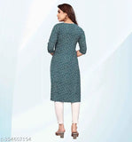 Myra Graceful Bandhani kurtis, pack of 2, in navy blue color, with long sleeves and white trim