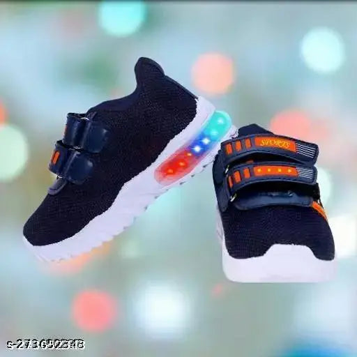 BlueRed LED Light Up Shoes for Kids - Breathable Mesh, Comfortable EVA Sole, and On/Off LED Heel