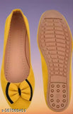 Synthetic patent leather party wear ballerinas for women, stylish and comfortable with buckle fastening, available in various colors from imporio Fashion Hub
