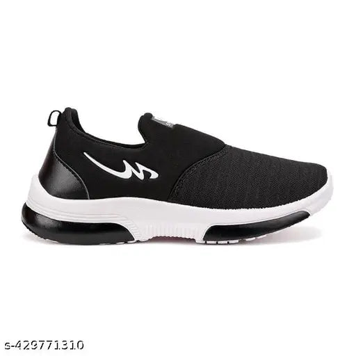 Casual boys shoes, slip-on PVC soles, solid net pattern, polyvinyl insole - ideal for walking or running (age 4-12)