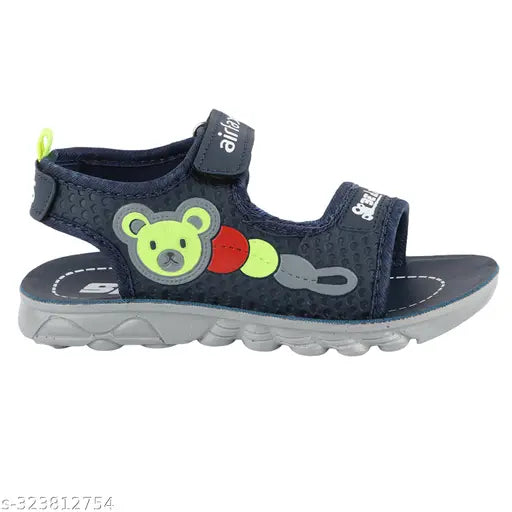 Synthetic printed velcro floaters sandals for kids, breathable & adjustable, PU sole, suitable for boys and girls