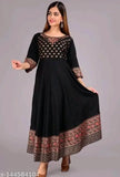 Anarkali kameez in print