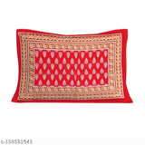 Cotton ethnic motif single bedsheet combo (2 sheets & 2 pillow covers) - Jaipur style, ideal for summer