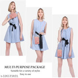 A crossbody bag for women with a kiss lock, credit card slots