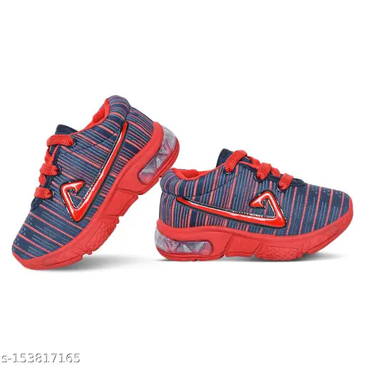 Kids light up party shoes - Red, Blue, White, Black - LED accents, Velcro closures, adjustable straps - For boys and girls - Sole with multiple colors