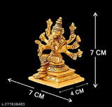 Medium-sized brass Varagi Amman statue, 25 inches, Indian handicraft artifact showpiece