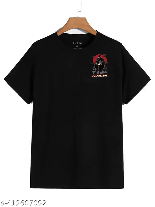 Naruto Itachi Uchiha 100% cotton man t-shirt, short sleeves, printed with Itachi's Susanoo form