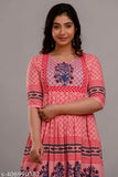 Rayon three-quarter sleeve printed combo Aishani Fabulous kurta for women, modern Indian wear for events and daily use