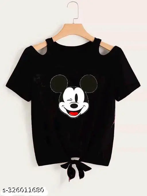 Premium quality cotton T-shirt, short sleeves, printed pattern for summer special, made in India