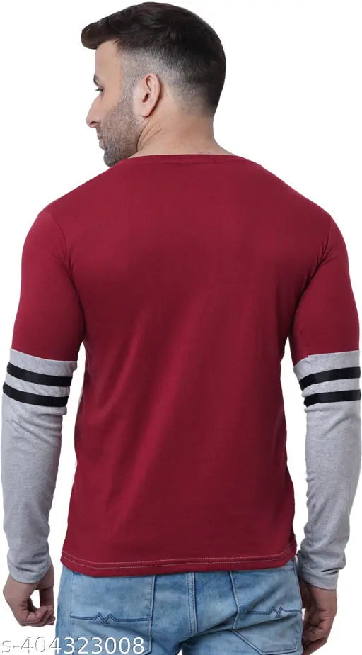 Striped cotton blend men's t-shirt combo, perfect for parties and casual wear (2 pack) - Indian origin