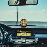 Fancy wooden Sai Baba car dashboard idol, Indian handcrafted religious showpiece for positive vibes in car interior
