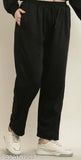 Black pants, women's classic fit, Canidae brand, pyjamas
