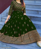 Rayon gold printed kurti, Kashvi Petite design with three-quarter sleeves, single size options L & 4XL for women's fashion
