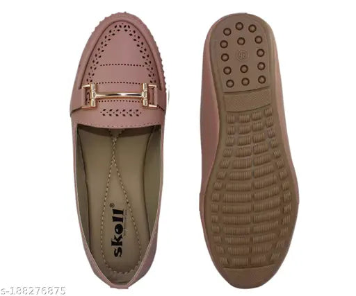 Textured synthetic leather SKOLL Women Laser Ballies - Comfortable, trendy footwear for a modern look