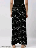 Black and white polka dot pants