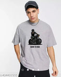 Damn Gud oversized men's cotton t-shirt, printed design, short sleeves, best quality, India