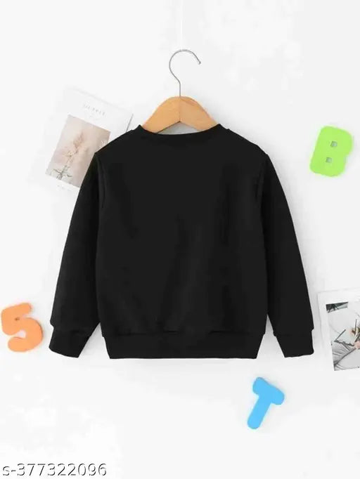 Cotton kids sweatshirt, printed design for 6-12 months, worldwide appeal