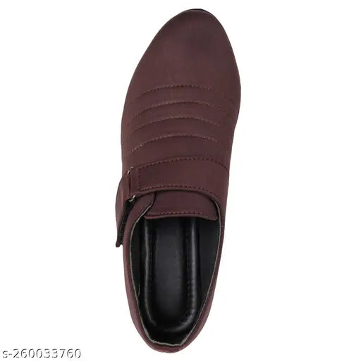 Brown synthetic ballerinas by Fashimo - Elegant, comfortable, and stylish women's shoes with closed back design
