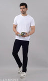 Men's black denim regular fit jeans