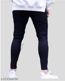 Latest designer white heart denim jeans, men's slim fit with placement print and varying sizes