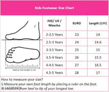 The image depicts a size chart for casual stylish boots
