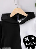 Lofn Kid's Printed Hood Multicolor Sweatshirts & Hoodies