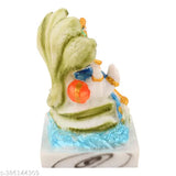 Laxmi Vishnu resin idols, chaturbahu form, for pooja room or religious place, 5x4x2.5 inches, Indian handcrafted