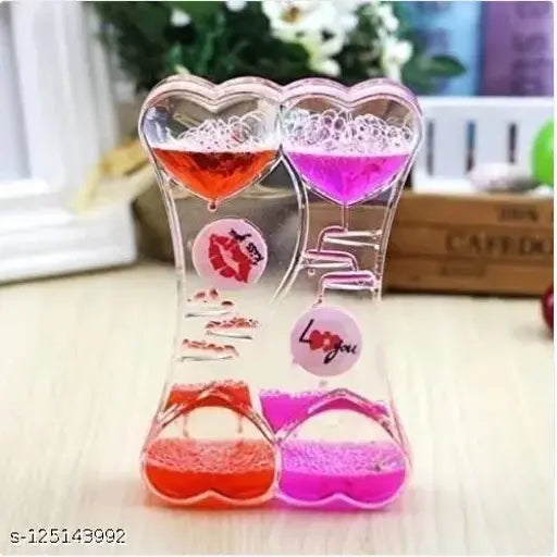India Valentines Crystal Love Timer Hourglass Shape, express your forever love