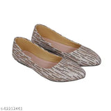 Synthetic printed ballerina flats by Digni for women, elevating style and comfort in trendy designs (IND sizes: 3, 5, 6, 7, 8)