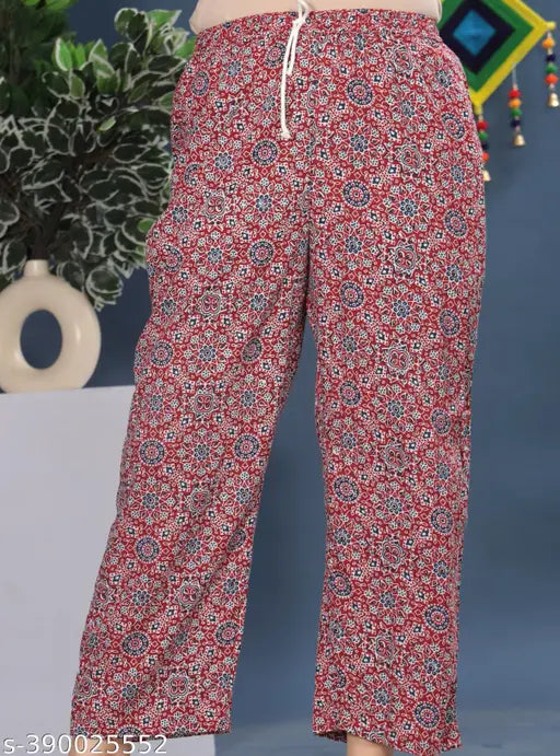 NishWomen multi-colored floral print pants