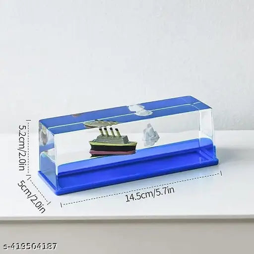 Liquid Wave Cruise Ship Decoration for car, Indian-made dashboard accessory for car interior