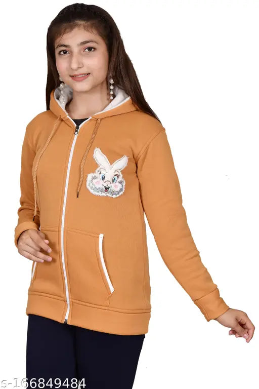 Yellow girls embroidery work pack of 2 jackets