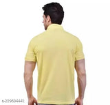 Cotton blend short sleeve T-shirt by Son Enterprises, solid color, multiple sizes (S-XXXL)