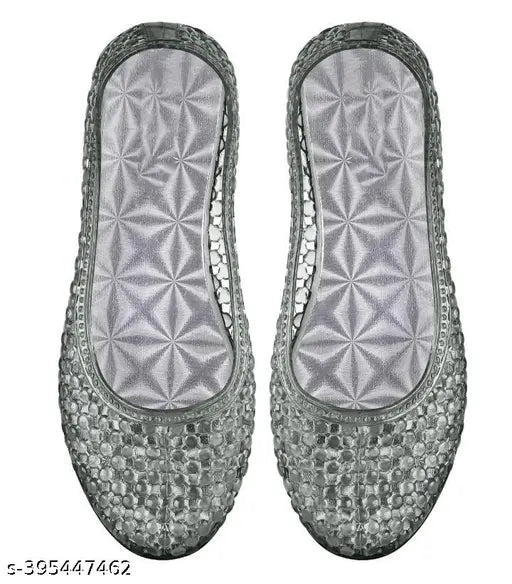 Black PU slip-on boat shoes, black star belly pattern, Indian-made footwear