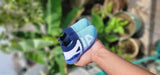 Casual kids' sporty sneakers with blue and white soles