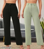 Olive green premium quality women's slim fit jeans