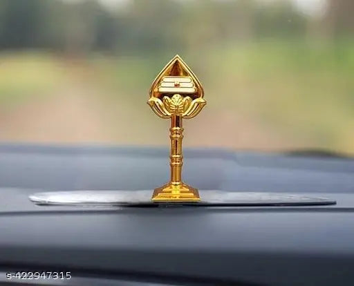 Engraved Lord Skanda Murugan Subramaniam Swamy metal showpiece (7cm height), suitable for study room, pooja room, or office table. Indian religious idol with bottom adhesive tape for attachment