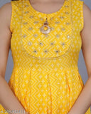 Yellow kurta with shararas