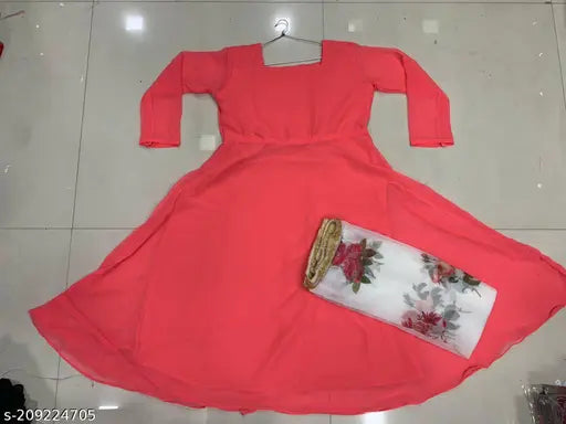 Women Fancy Gown With Duptta