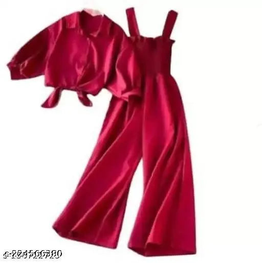 Crepe sleeveless jumpsuit for women, solid net fashionable outfit from India
