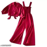 Crepe sleeveless jumpsuit for women, solid net fashionable outfit from India