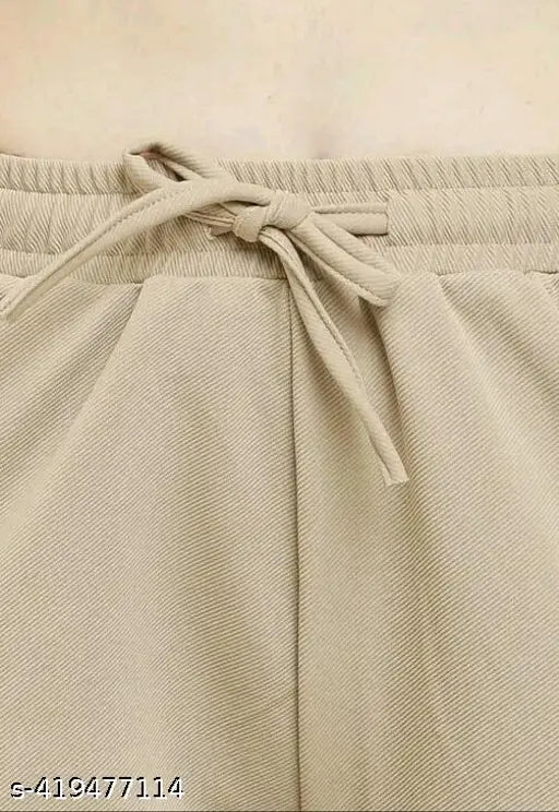 High-quality cotton blend cargo pants, elastic waist, multiple pockets - perfect for indoor/outdoor comfort & stylish adventures
