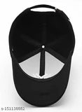 Printed Army black cotton canvas BTS cap, trendy accessory with army print, made in India
