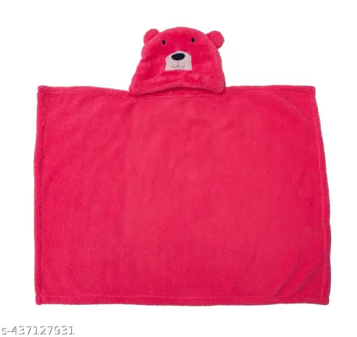 Lightweight microfiber carrot AC blanket for kids (92x66 CM), soft and comfortable baby wrap for crib or hooded use