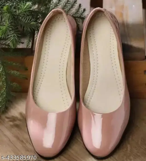 Patent leather stylish hell bellies, PVC soles - Indian footwear for men, solid net design, sizes IND-3 to IND-8