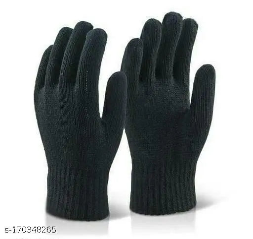 Woolen hand gloves combo pack, unisex winter protection. Soft, comfortable, and warm for girls, boys, men, women